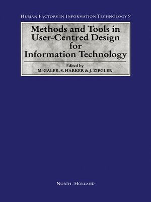 cover image of Methods and Tools in User-Centred Design for Information Technology